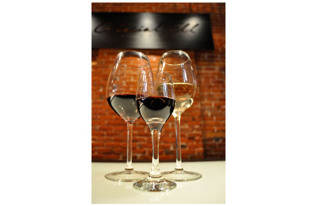 photo of wine glasses